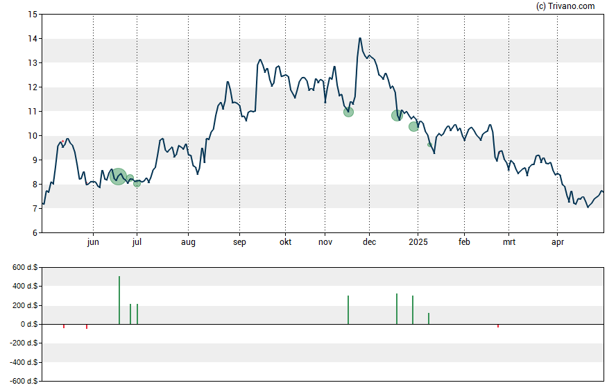 Grafiek RE/MAX Holdings Inc