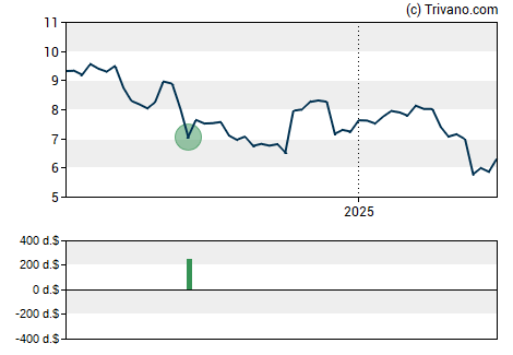 Grafiek TriplePoint Venture Growth BDC Corp