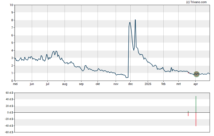 Grafiek Lion Group Holding Ltd